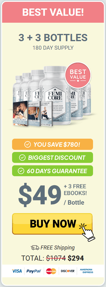 Order FemiCore 6 Bottles